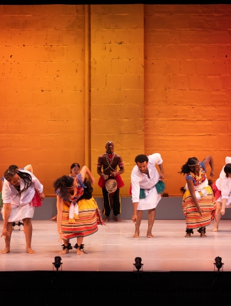 Dancers from the African Diaspora performing
