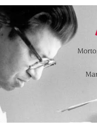 Pianist Morton Feldman profile at the piano