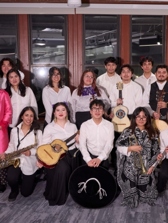 Group photo of NYU Mariachi Band