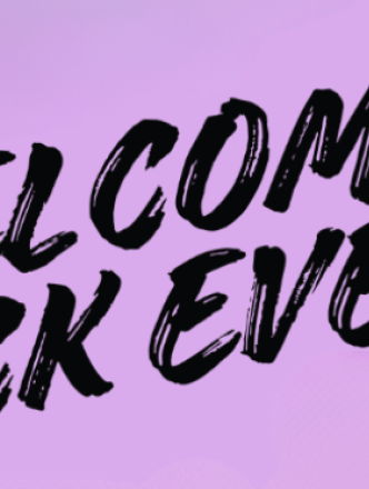 Welcome Back Event flyer title shortened
